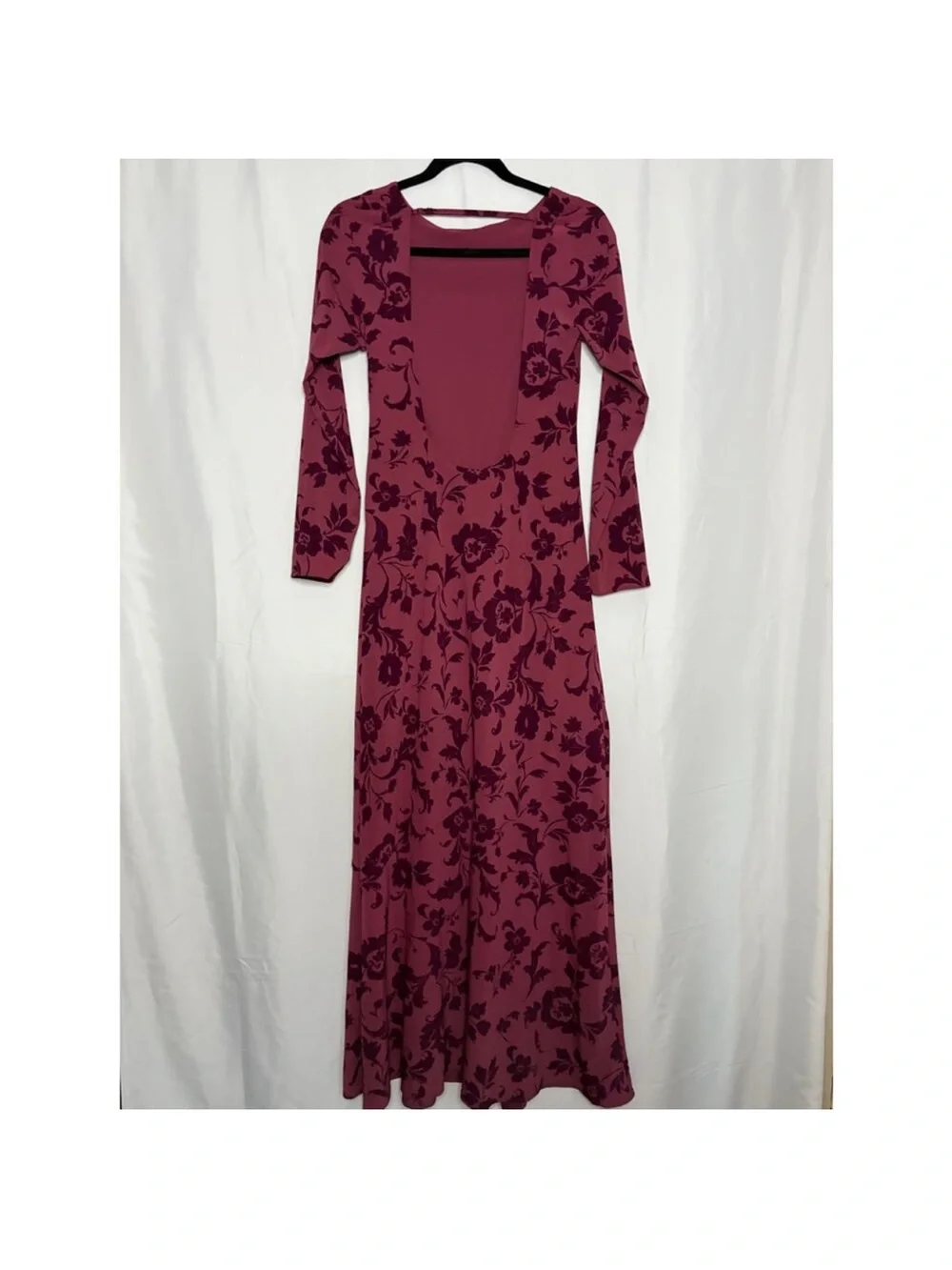 Abercrombie & Fitch Floral Maxi Dress Low Back Small